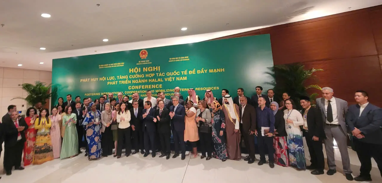 Đại biểu trong nước và quốc tế tại Hội nghị phát triển ngành Halal Việt Nam 2024
